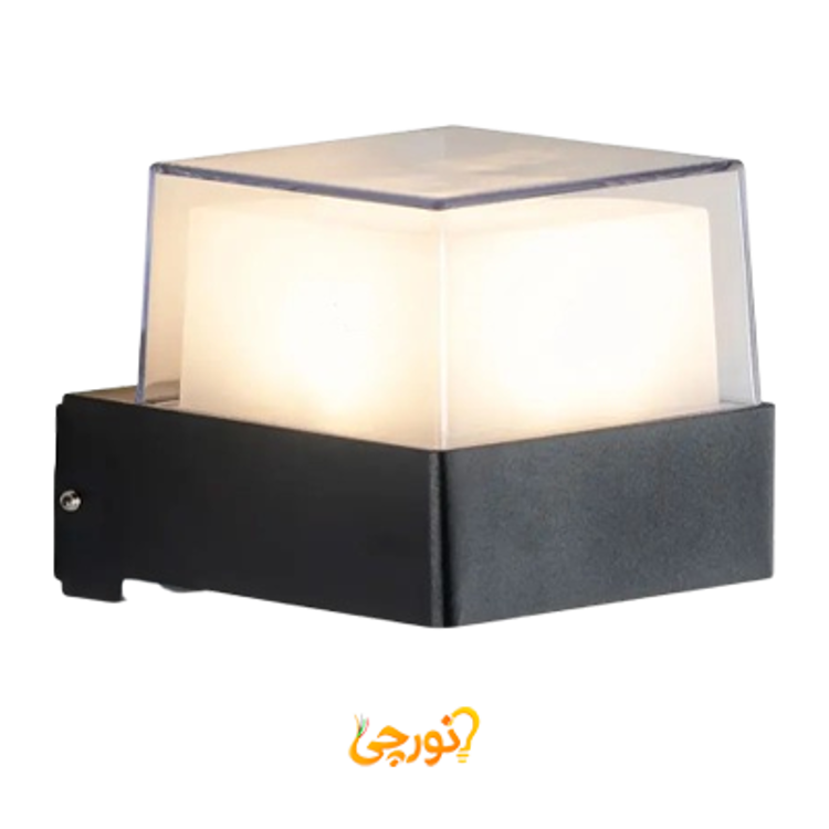 چراغ دیواری دکوراتیو 5 وات یکتا افروز مدل AL-061 با رنگ نور آفتابی