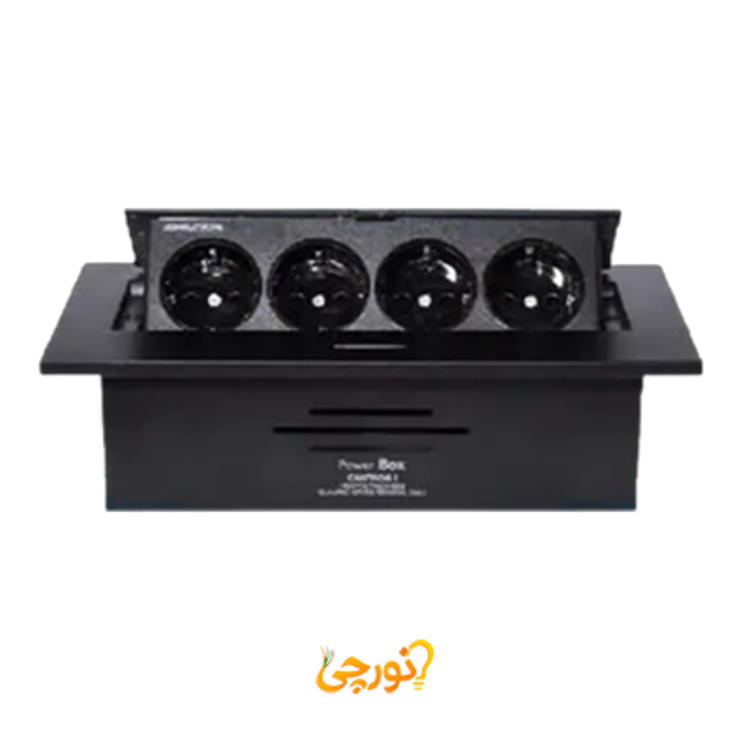 پریز توکار فکتور مدل HPO1 مشکی