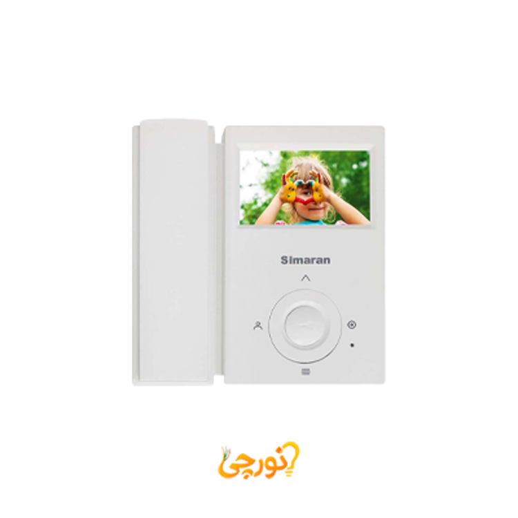 مانیتور 4.3 اینچ بدون حافظه مدل 43FL2 سفید سیماران