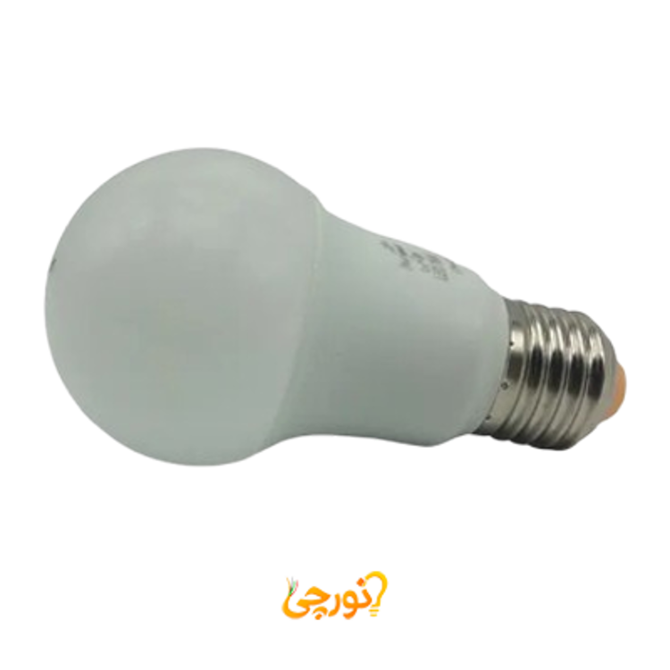 لامپ LED حبابی 5 وات نمانور با نور مهتابی