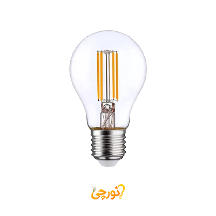 لامپ LED فیلامنتی 8 وات A60 نمانور