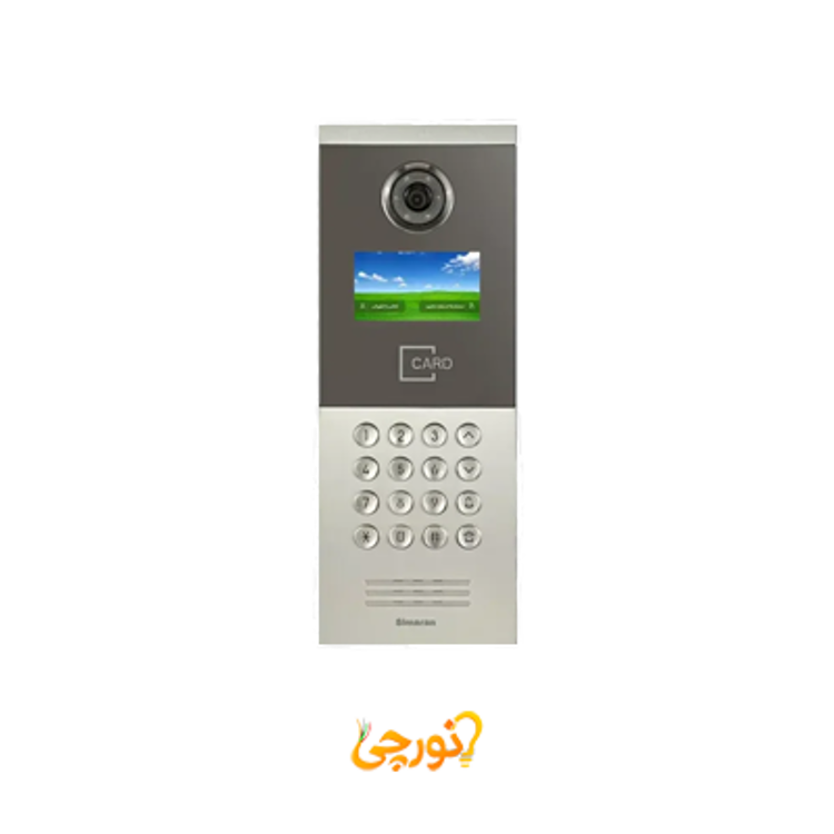 پنل کدینگ با LCD رنگی 4.3 اینچ تصویری مدل VF43KD سیماران-نقره ای