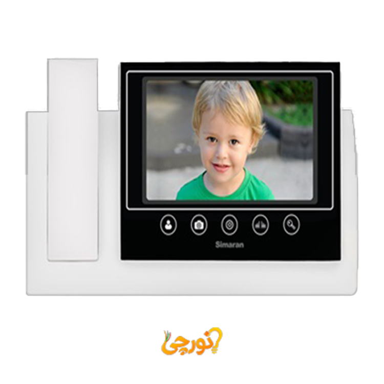 درب بازکن تصویری مدل HS-72TK بدون حافظه سیماران _ سفید