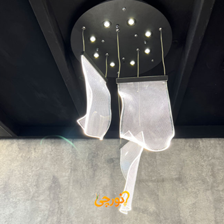  لوستر مدرن اس ام دی SMD خور سه شاخه گرد پاییز