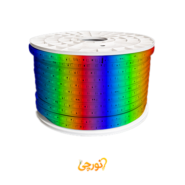 ریسه ال ای دی ۱۰ وات رویالوکس ۶۰ چیپ بر متر RGB پارس شعاع توس