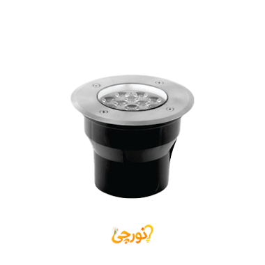 چراغ ال ای دی دفنی 12 وات گرد مدل SH-1293C-12LED شعاع الکترونیک