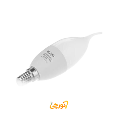  لامپ اشکی ال ای دی 7 وات مدل AF-TC37-7W پایه E14 افراتاب 