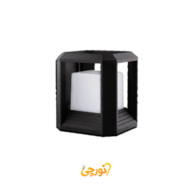 چراغ دیواری حیاطی LED مدرن مدل کیوبیک SH-16104 شعاع الکترونیک
