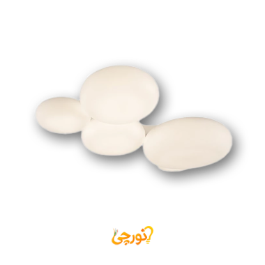 چراغ سقفی سه تایی سفید ریموتی سه حالته دیمردار 102وات ستاره شمال