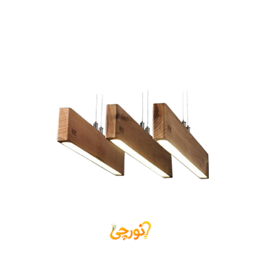  چراغ دکوراتیو سه شعله خطی آویز مدل GA-1371-L شعاع الکترونیک