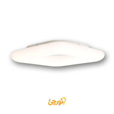 چراغ سقفی سفید ریموتی سه حالته دیمردار 50 وات سنان ستاره شمال