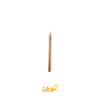  چراغ دکوراتیو چوبی آویز تک شعله مدل SO-1381-40cm-S شعاع الکترونیک