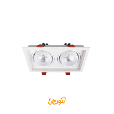 چراغ سقفی توکار مدل SH-6702 شعاع الکترونیک