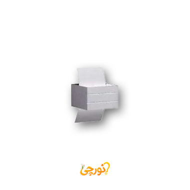 چراغ دیواری دوطرفه نقره‌ای ستاره شمال
