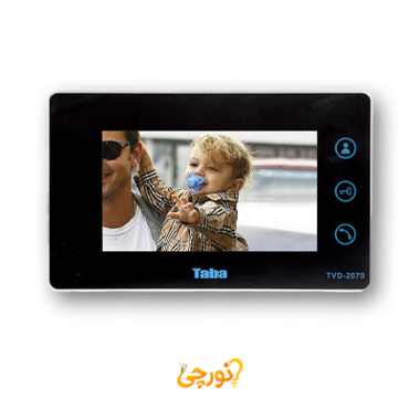 مانیتور درب بازکن تصویری رنگی لمسی ۷ اینچ مدل TVD-2070 تابا