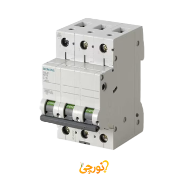 کلید مینیاتوری 0.5 آمپر سه پل تایپ C کد فنی 5SL6305-7 زیمنس